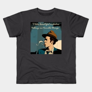 Tom Waits' beautiful melodies Kids T-Shirt